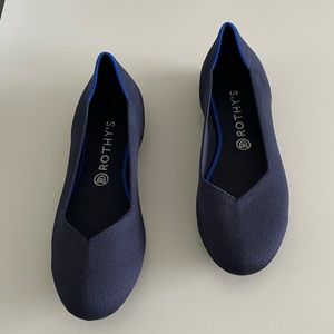 Rothy’s The Flat, Maritime Navy, round toe ballet flats, Women’s size 10.5